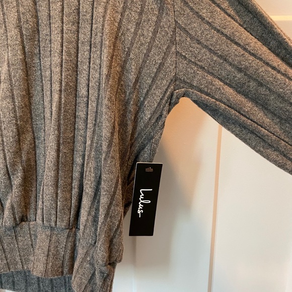 Grey sweater open back - Picture 2 of 3